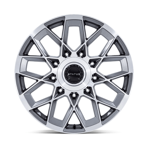 Status ST005 MATRIX Anthracite Mirrored 22x9.5 +20 5x112|5x120mm 74.1mm - Wheelwiz