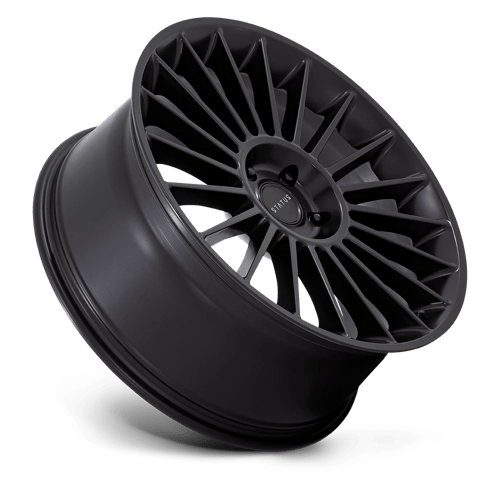 Status VENTI Matte Black 22x9.5 +30 5x130mm 84.1mm - Wheelwiz