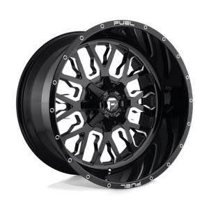 Fuel Offroad D611 STROKE Gloss Black Milled 17x9 -12 5x114.3|5x127mm 78.1mm - Wheelwiz