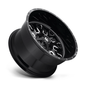 Fuel Offroad D611 STROKE Gloss Black Milled 20x9 +20 8x180mm 124.2mm - Wheelwiz