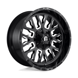 Fuel Offroad D611 STROKE Gloss Black Milled 22x10 +10 8x170mm 125.1mm - WheelWiz