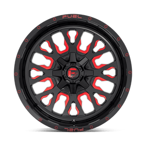 Fuel Offroad D612 STROKE Gloss Black Red Tinted Clear 20x9 +20 6x135|6x139.7mm 106.1mm - Wheelwiz