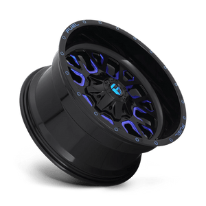 Fuel Offroad D645 STROKE Gloss Black Blue Tinted Clear 20x9 +20 6x135|6x139.7mm 106.1mm - Wheelwiz