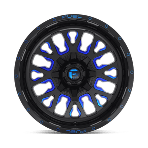 Fuel Offroad D645 STROKE Gloss Black Blue Tinted Clear 20x9 +1 5x114.3|5x127mm 78.1mm - Wheelwiz