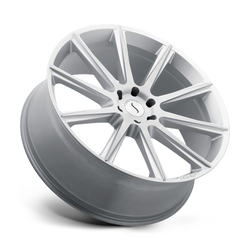 Status ZEUS Silver W/ Brushed Face 26x10 +30 6x135mm 87.1mm - WheelWiz