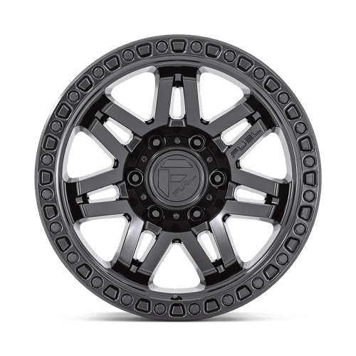 Fuel Offroad D810 SYNDICATE Blackout 17x9 +1 6x139.7mm 106.1mm - Wheelwiz
