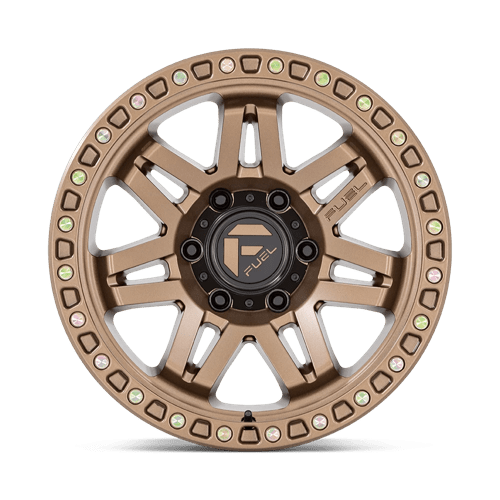 Fuel Offroad D811 SYNDICATE Full Matte Bronze 17x9 -12 6x139.7mm 106.1mm - Wheelwiz