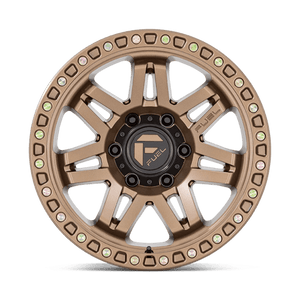 Fuel Offroad D811 SYNDICATE Full Matte Bronze 17x9 -12 6x139.7mm 106.1mm - Wheelwiz