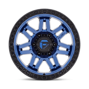Fuel Offroad D813 SYNDICATE Dark Blue W/ Black Ring 17x9 -12 6x139.7mm 106.1mm - Wheelwiz