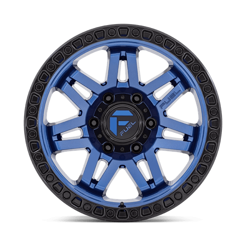 Fuel Offroad D813 SYNDICATE Dark Blue W/ Black Ring 17x9 +1 6x139.7mm 106.1mm - Wheelwiz