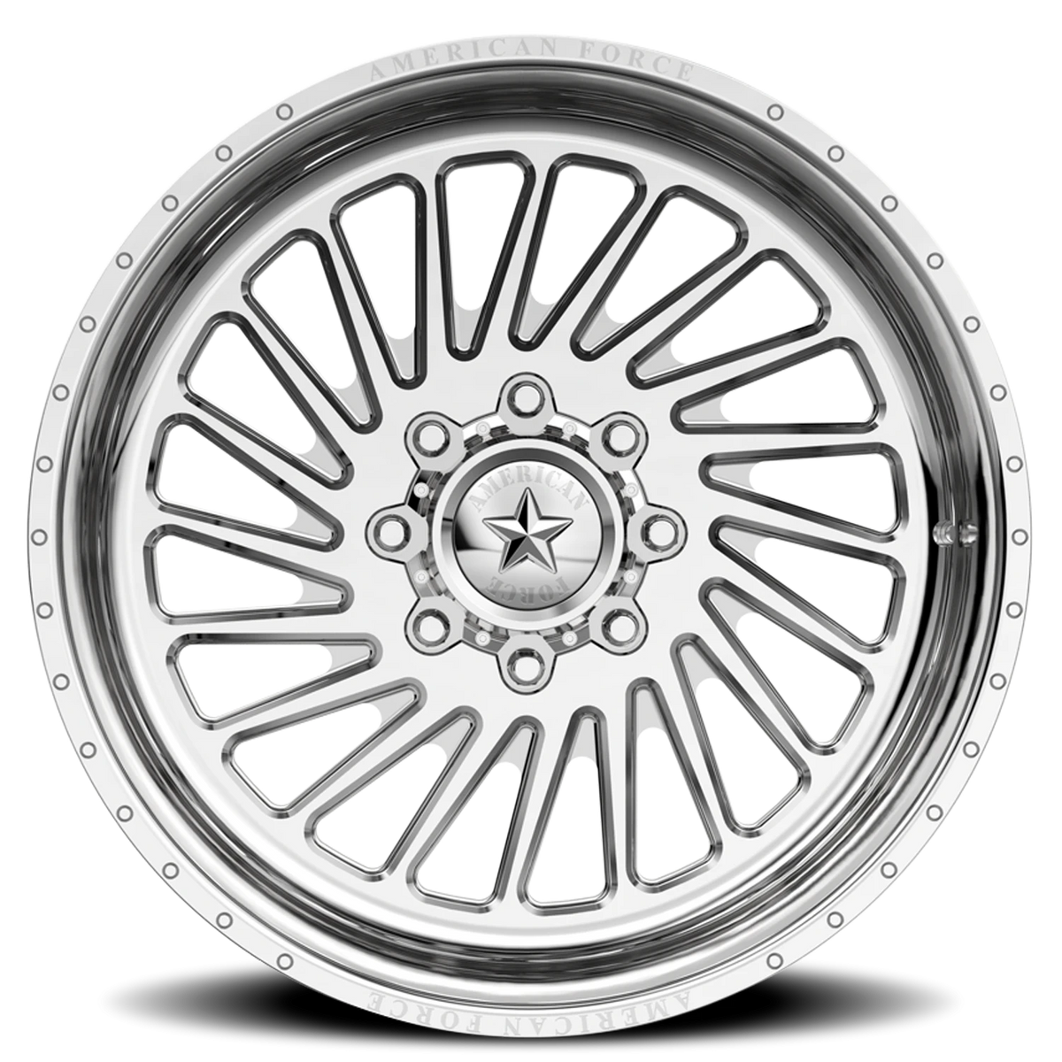 American Force N02 Sabre SS Polished 20x9 0 5x139.7mm 108mm - Wheelwiz