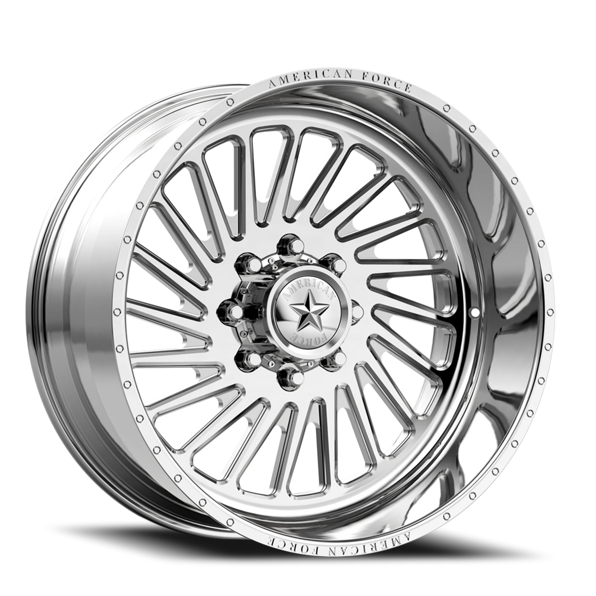 American Force N02 Sabre SS Polished 26x14 -73 6x139.7mm 78.1mm - Wheelwiz