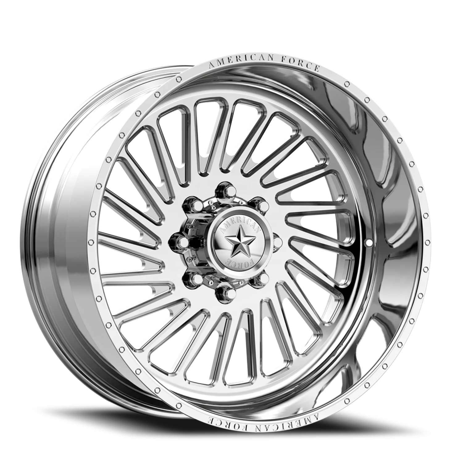 American Force N02 Sabre SS Polished 20x9 0 8x165.1mm 125mm - Wheelwiz