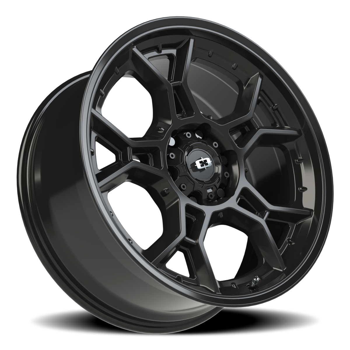 Vision Wheel 315 Gloss Black 20x9 +18 6x139.7mm 106.2mm - Wheelwiz