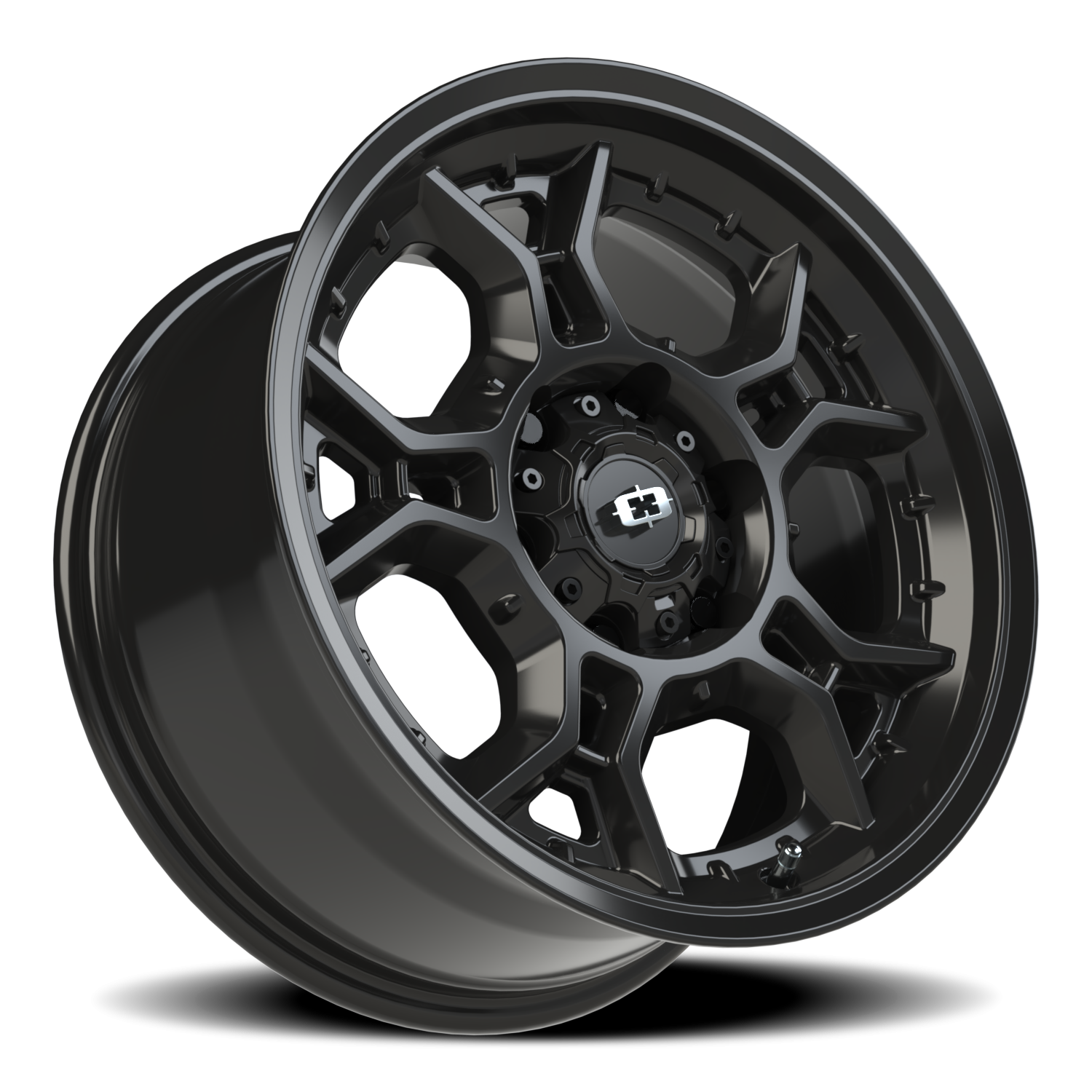 Vision Wheel 315 Gloss Black 17x8.5 +18 6x139.7mm 106.2mm - Wheelwiz