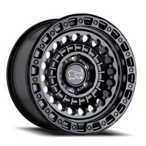 Black Rhino SENTINEL Matte Black 17x8.5 -18 5x127mm 71.5mm