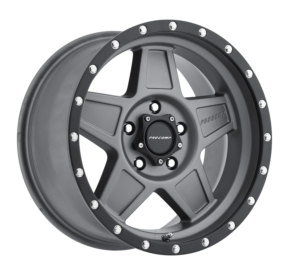Pro Comp Series 35 Predator Matte Graphite 17x8.5 0 6x139.7mm 108mm - Wheelwiz