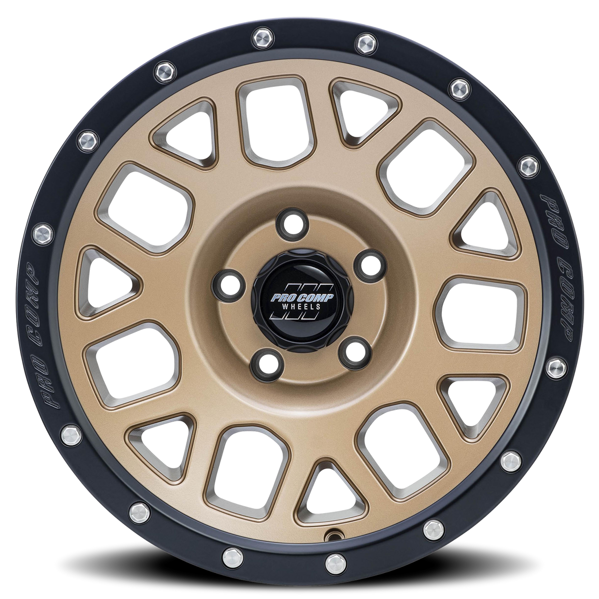 Pro Comp Series 40 Vertigo Matte Bronze 17x9 -6 5x127mm 83.06mm - Wheelwiz
