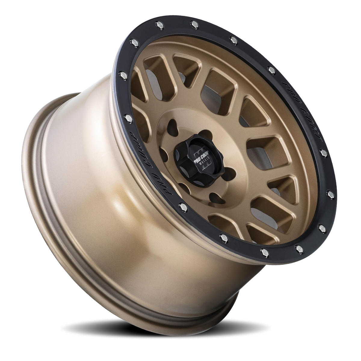 Pro Comp Series 40 Vertigo Matte Bronze 17x9 -6 6x139.7mm 108mm - Wheelwiz