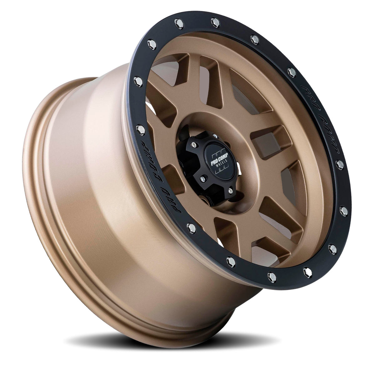 Pro Comp Series 41 Phaser Matte Bronze 17x9 -6 5x127mm 83.06mm - Wheelwiz