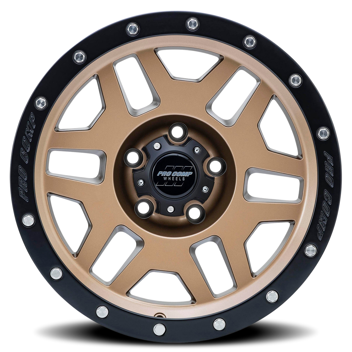 Pro Comp Series 41 Phaser Matte Bronze 17x9 -6 5x127mm 83.06mm - Wheelwiz