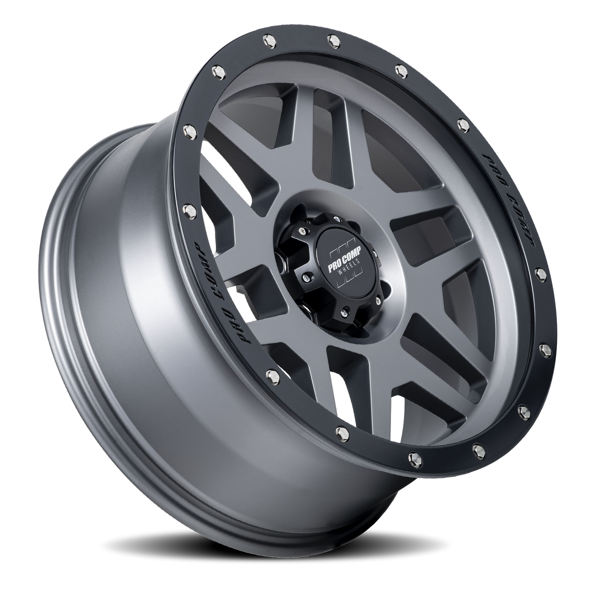 Pro Comp Series 41 Phaser Graphite 17x9 -6 6x139.7mm 108mm - Wheelwiz