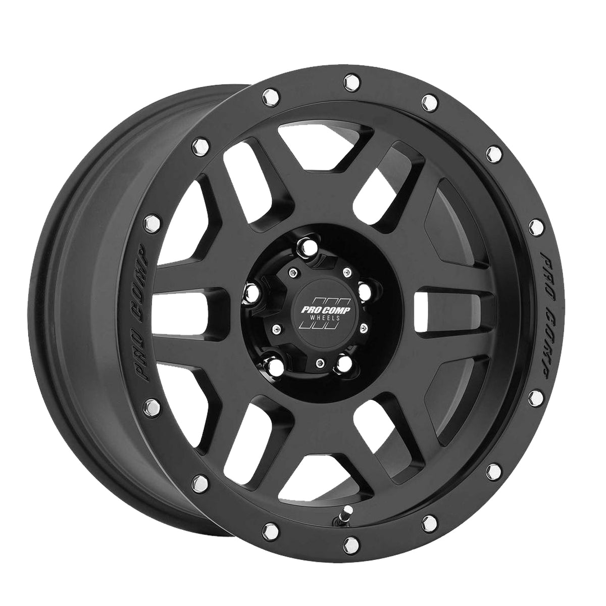 Pro Comp Series 41 Phaser Satin Black 20x9 +6 5x150mm 110mm - Wheelwiz