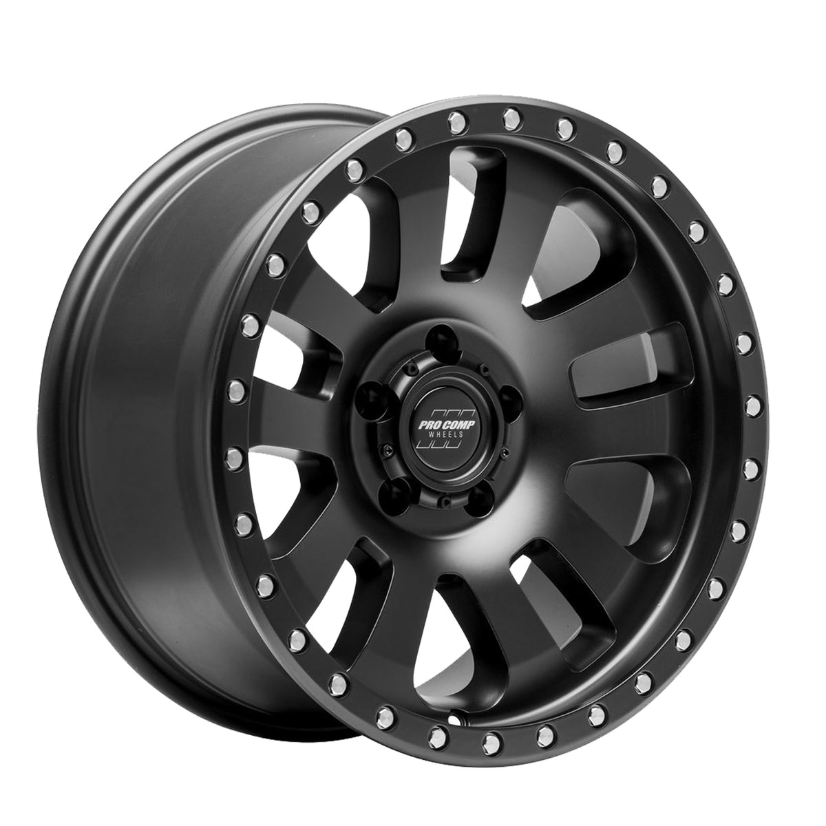 Pro Comp Series 46 Prodigy Satin Black 17x9 -6 5x127mm 71.5mm - Wheelwiz