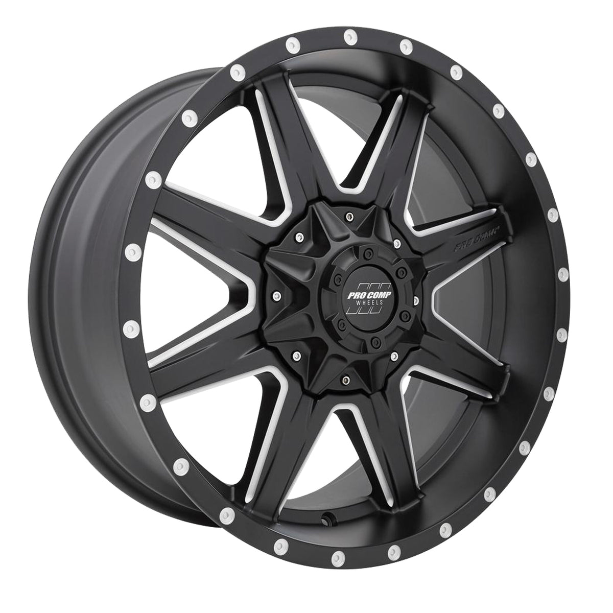 Pro Comp Series 48 Quick 8 Satin Black 20x9 0 5x150mm 110mm - Wheelwiz