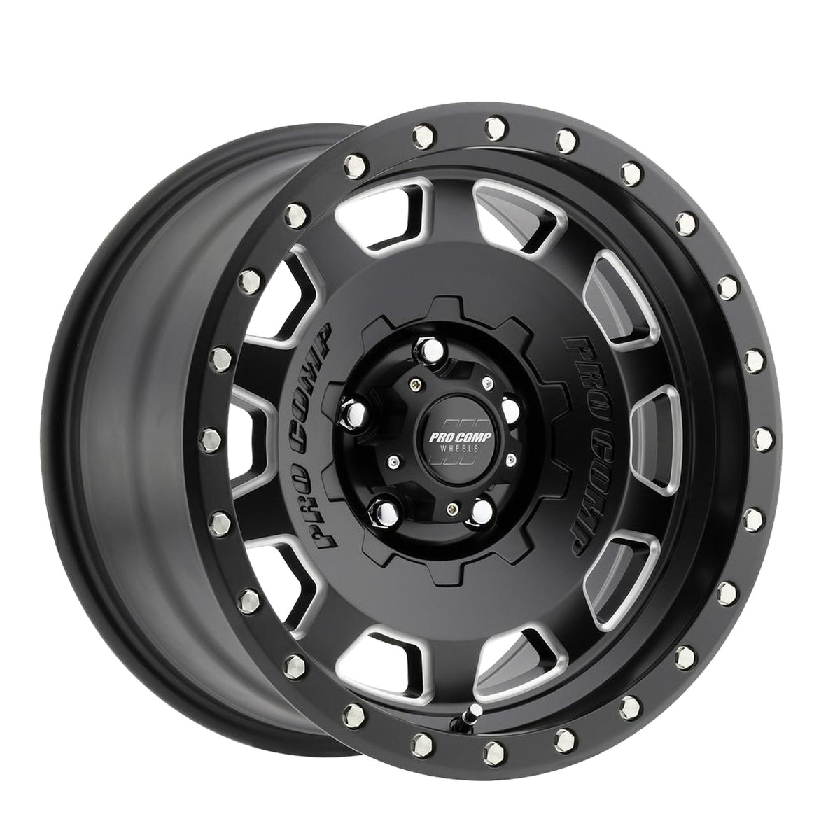 Pro Comp Series 60 Hammer Satin Black 17x9 -6 5x127mm 72mm - Wheelwiz