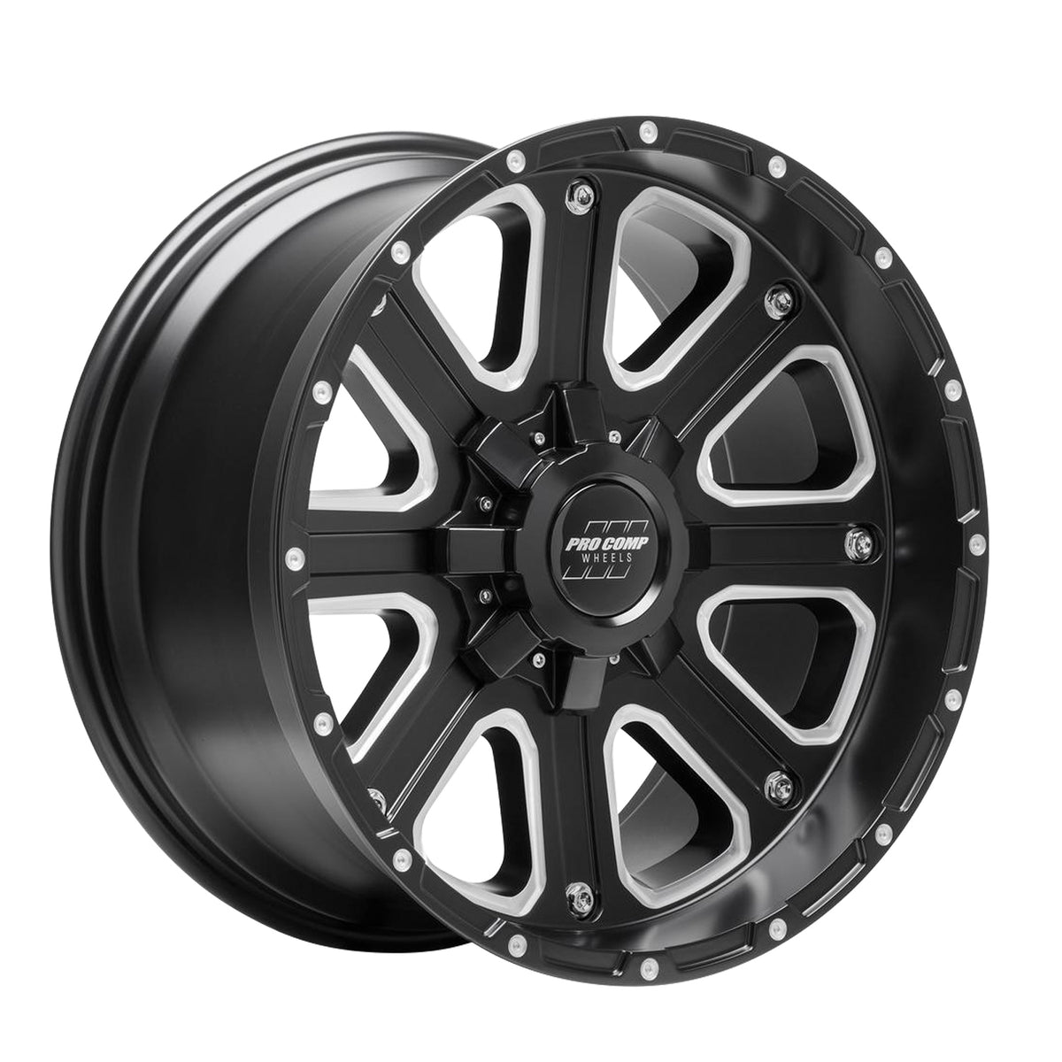 Pro Comp Series 72 Axis Satin Black 17x9 -6 6x139.7|6x135mm 108mm - Wheelwiz