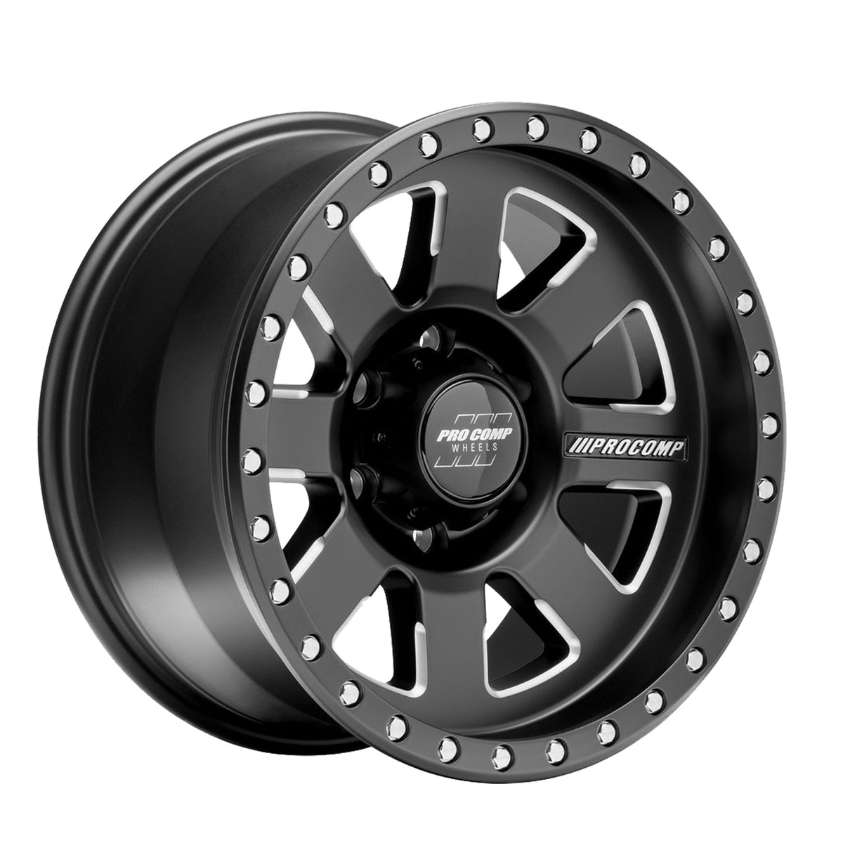 Pro Comp Series 74 Trilogy Satin Black 17x9 -6 6x139.7mm 108mm - Wheelwiz