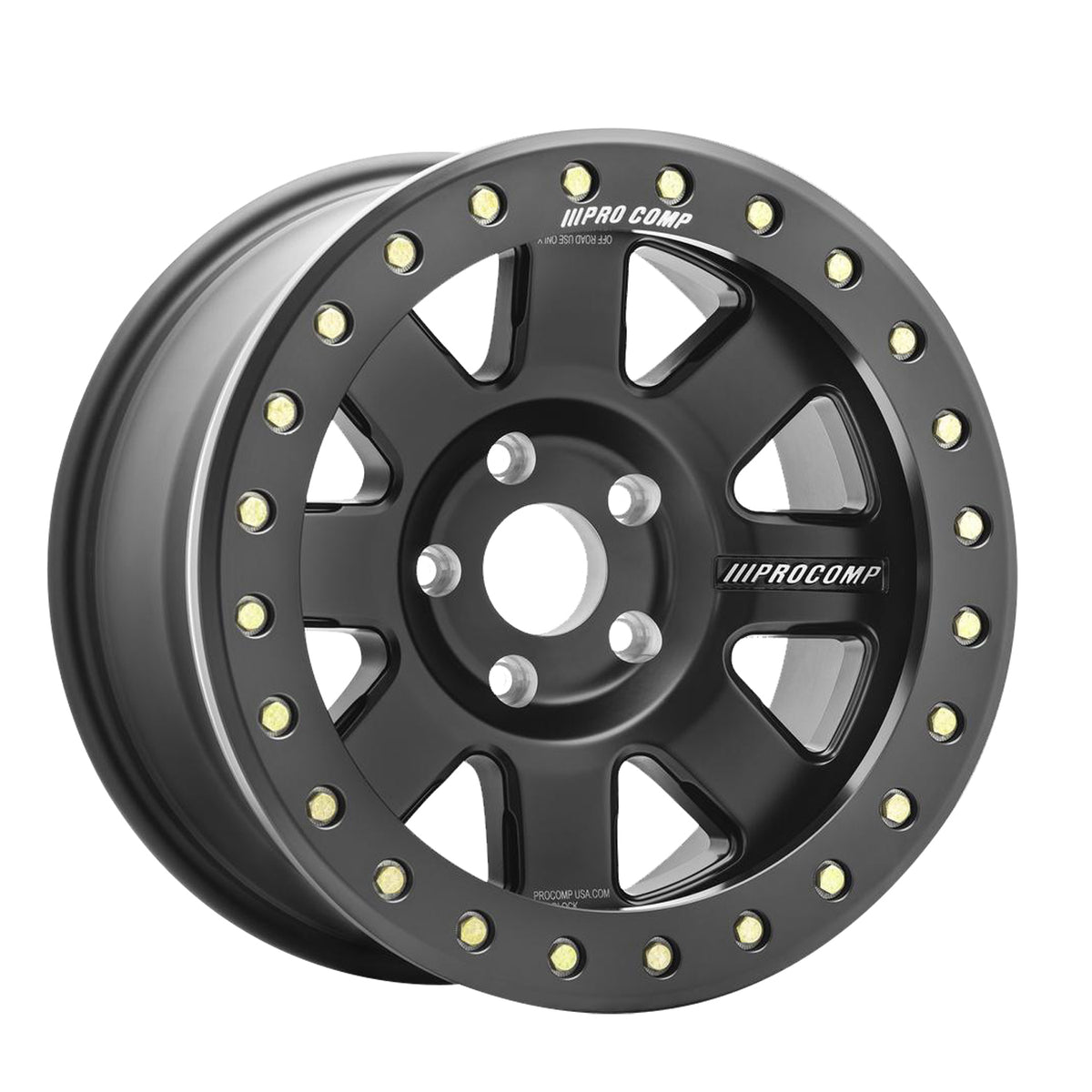 Pro Comp Series 75 Trilogy Satin Black 17x9 -6 5x150mm 110mm - Wheelwiz