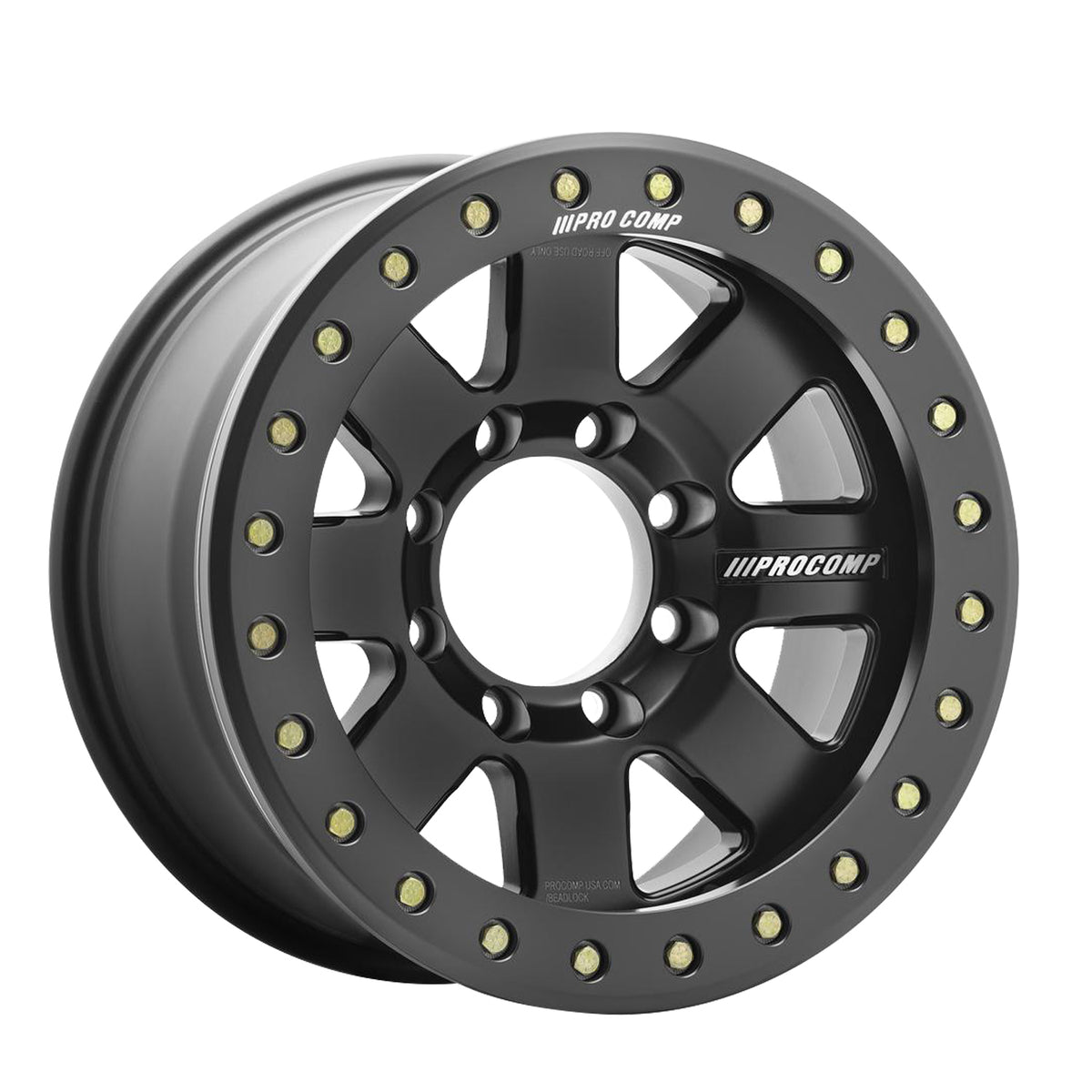 Pro Comp Series 75 Trilogy Satin Black 17x9 -6 8x165.1mm 125.2mm - Wheelwiz