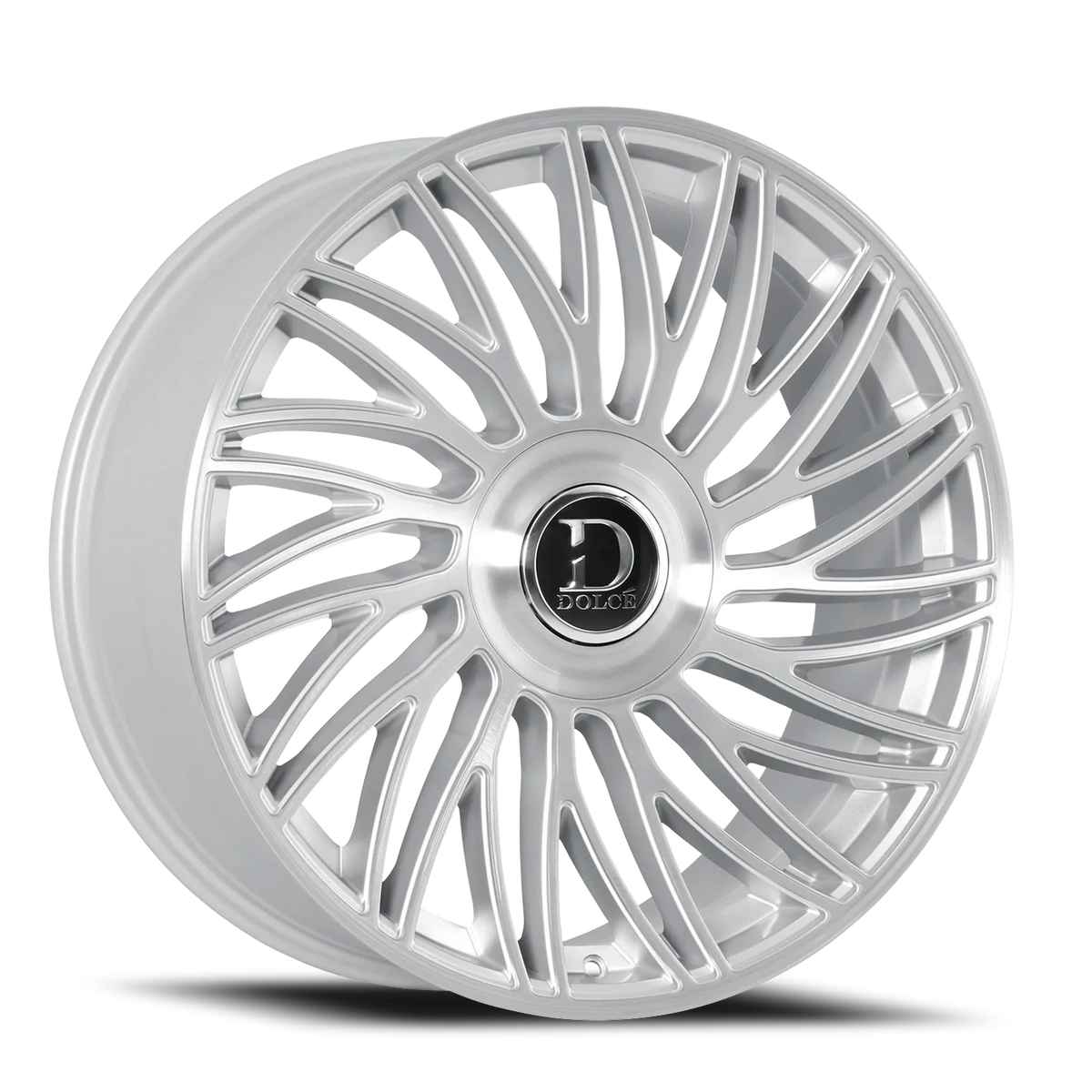 Dolce Luxury Sesto Gloss Silver W/ Brushed Face 22x9.5 +18 6x139.7mm 66.6mm