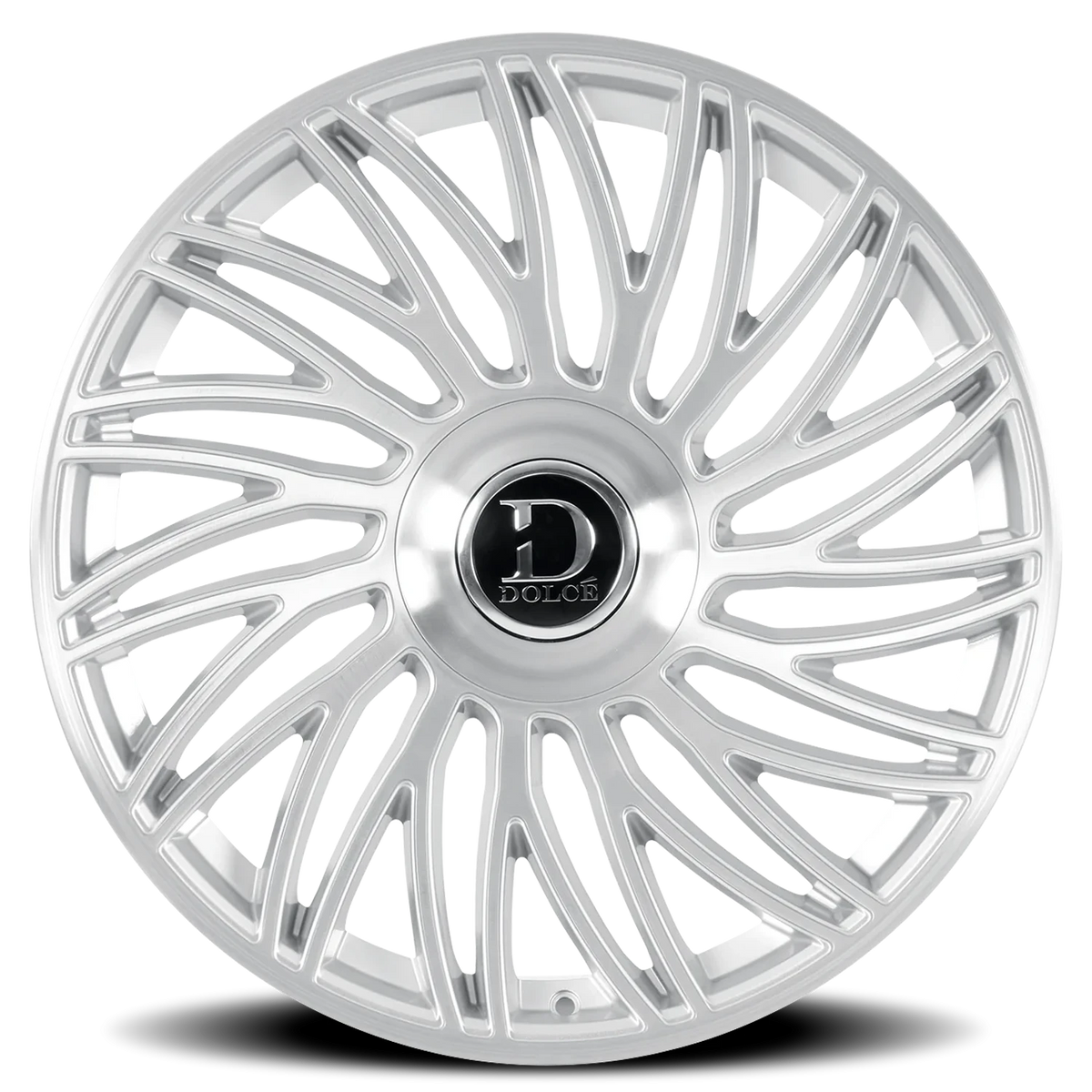 Dolce Luxury Sesto Gloss Silver W/ Brushed Face 22x9.5 +35 6x135|6x139.7mm 106.2mm