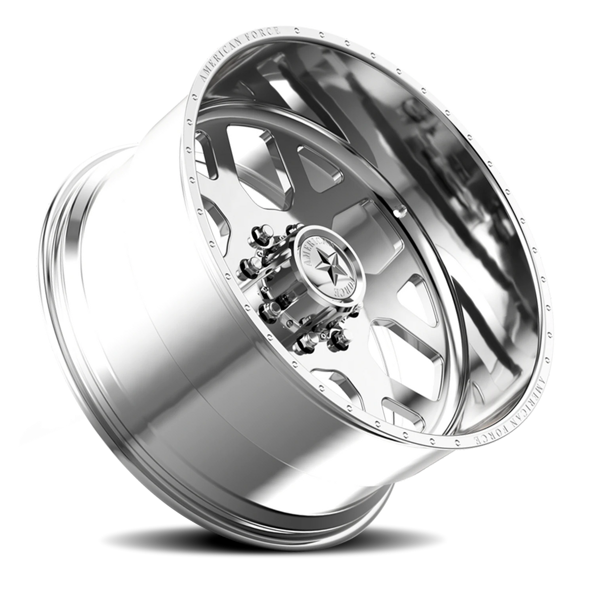 American Force 98 Shield SS Polished 22x12 -40 5x135mm 87mm - Wheelwiz