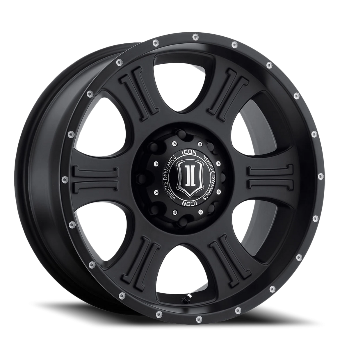 Icon Alloys Shield Satin Black 20x9 0 8x170mm 125mm