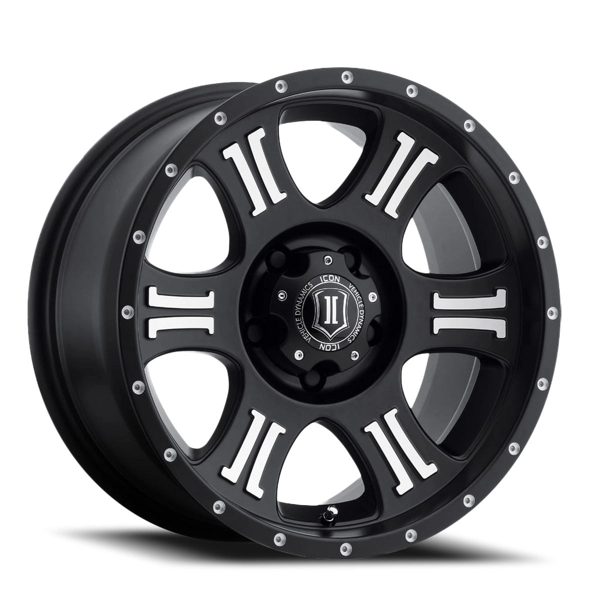 Icon Alloys Shield Satin Black W/ Machined 20x9 +16 5x150mm 110mm