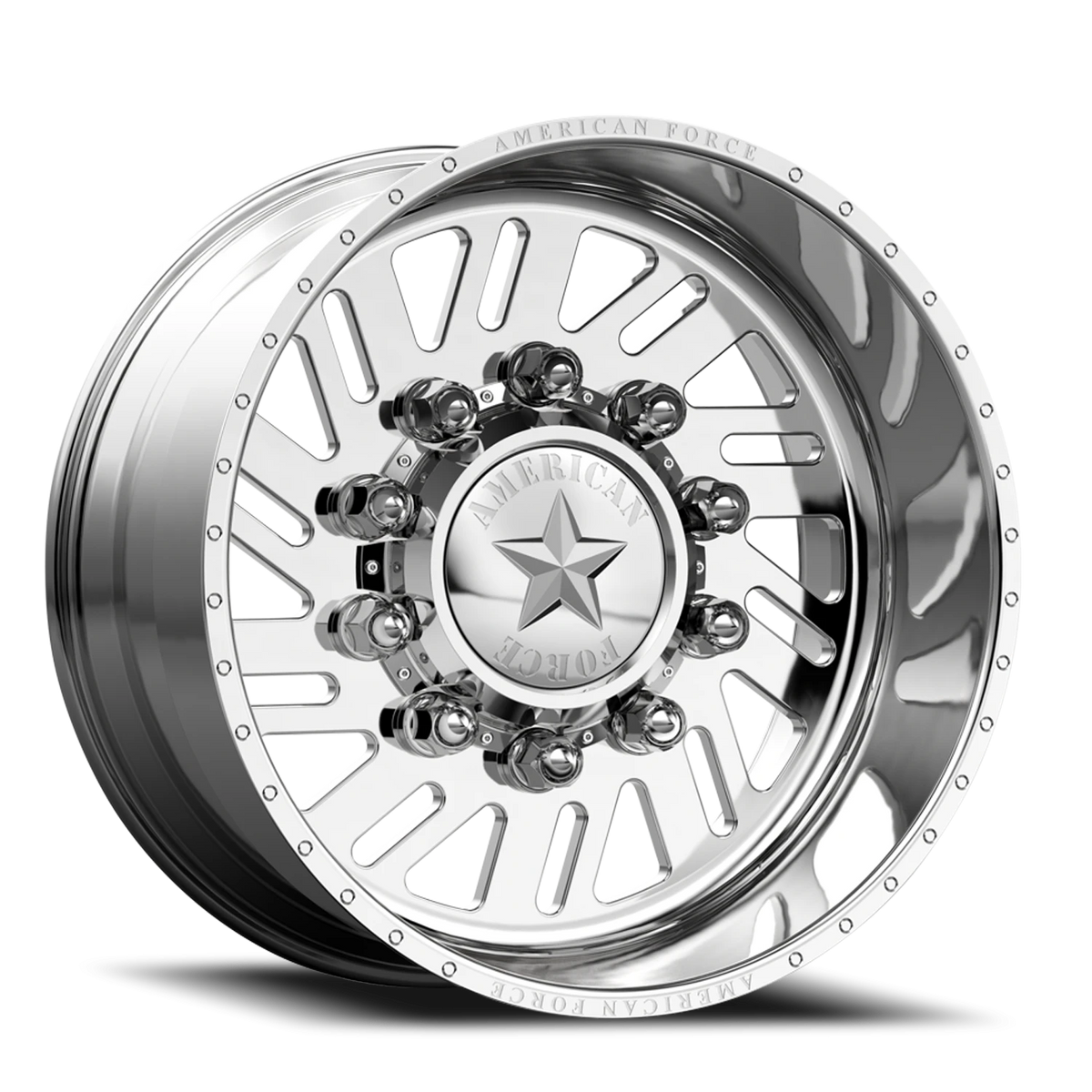 American Force 670 Shift SD Polished 22x16 -101 8x165.1mm 117mm - Wheelwiz