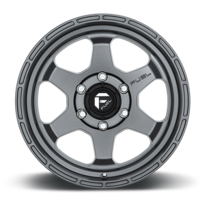 Fuel Offroad D665 SHOK Matte Anthracite 17x9 -12 6x139.7mm 106.1mm