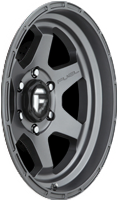 Fuel Offroad D665 SHOK Matte Anthracite 17x9 -12 6x139.7mm 106.1mm