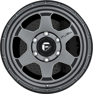 Fuel Offroad D665 SHOK Matte Anthracite 17x9 -12 6x139.7mm 106.1mm