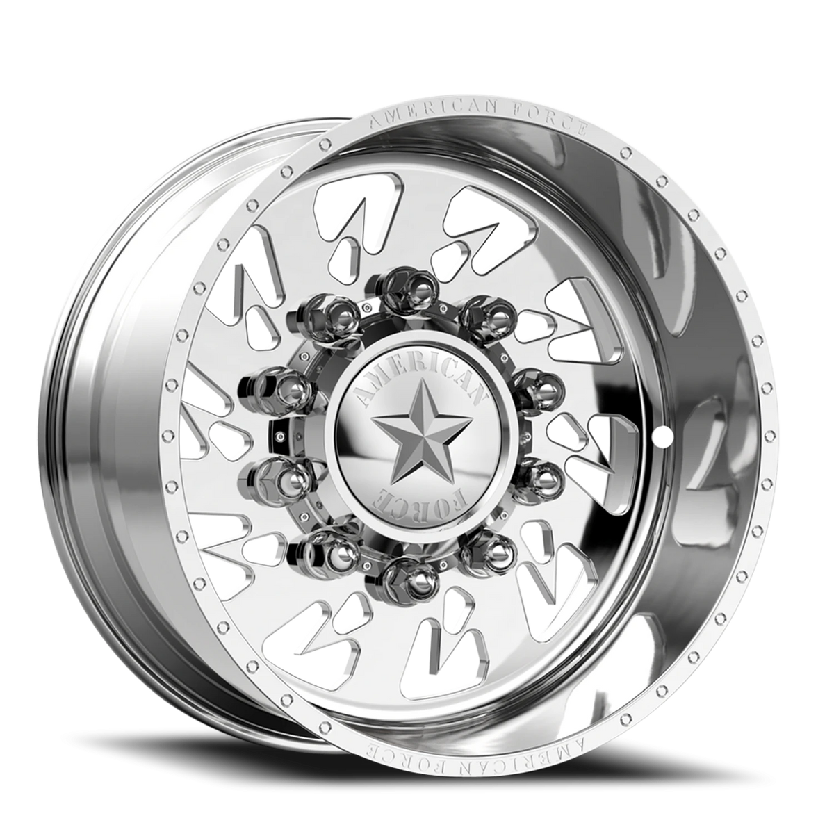 American Force 6G14 Sideways SD Polished 22x14 -73 10x225mm 170mm - Wheelwiz