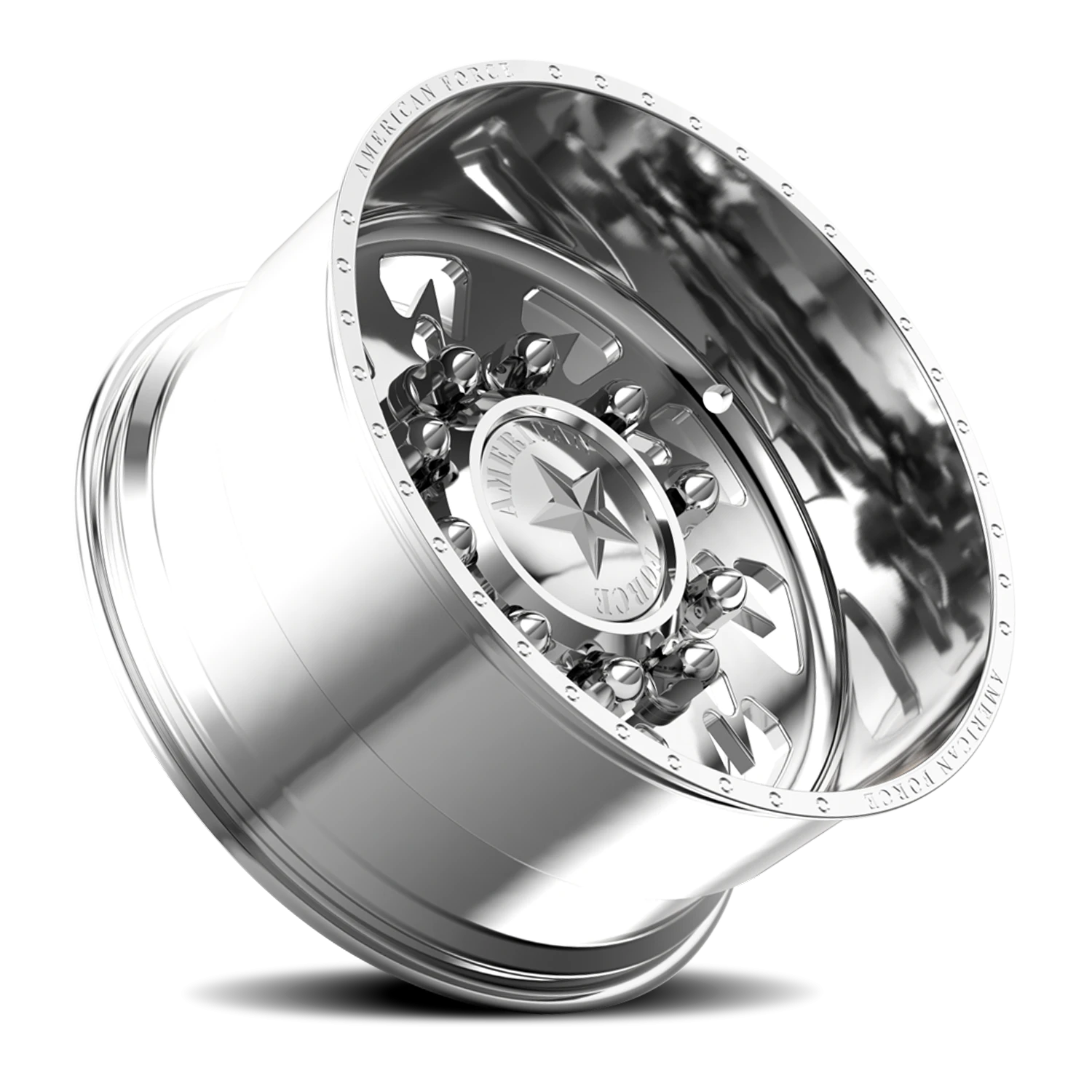 American Force 6G14 Sideways SD Polished 26x14 -73 10x225mm 170mm - Wheelwiz