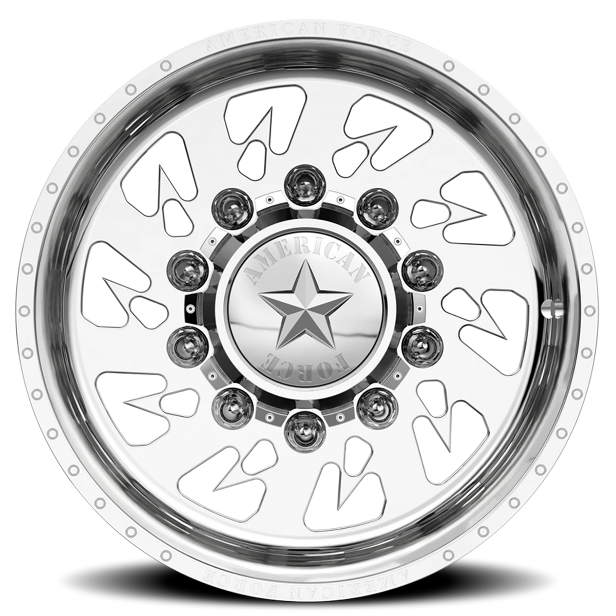 American Force 6G14 Sideways SD Polished 22x14 -73 10x225mm 170mm - Wheelwiz