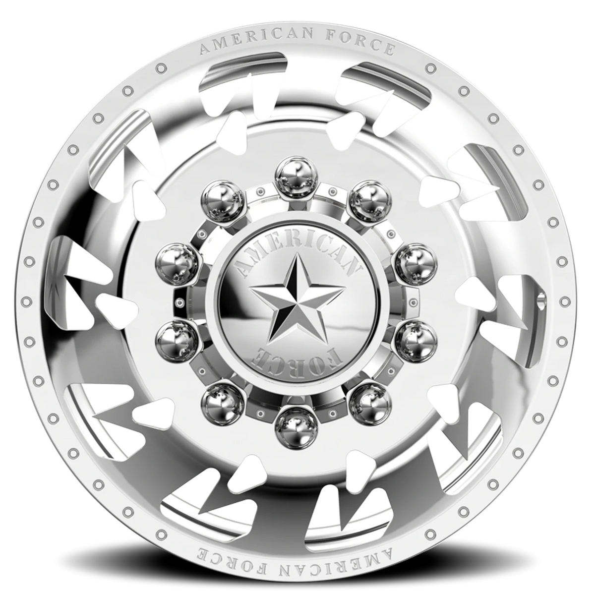 American Force G14 Sideways DRW Polished 22x8.25 +169 10x225mm 170mm - Wheelwiz