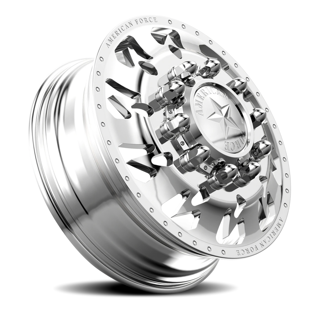 American Force G14 Sideways DRW Polished 24x8.25 +169 8x170mm 125mm - Wheelwiz