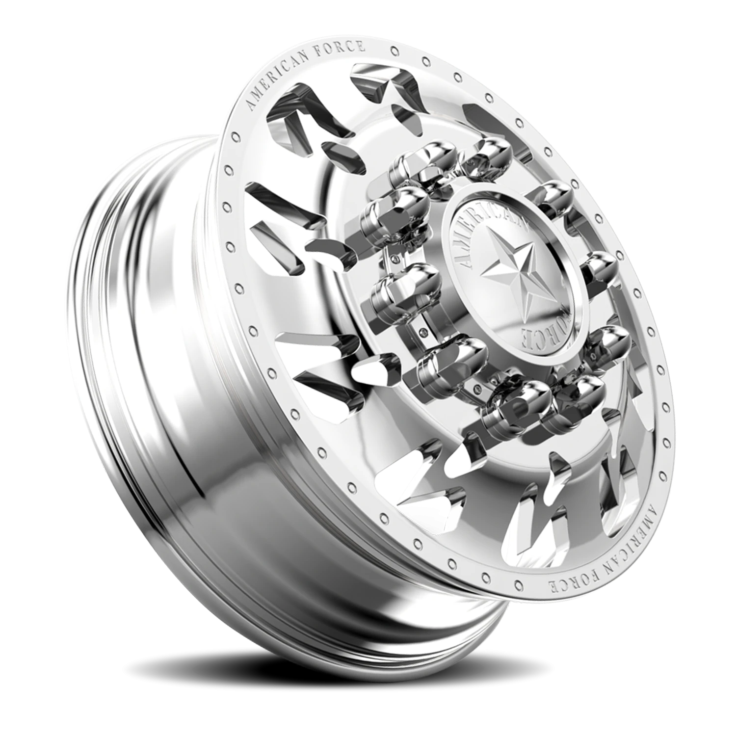 American Force G14 Sideways DRW Polished 22.5x8.25 +169 8x165.1mm 117mm - Wheelwiz