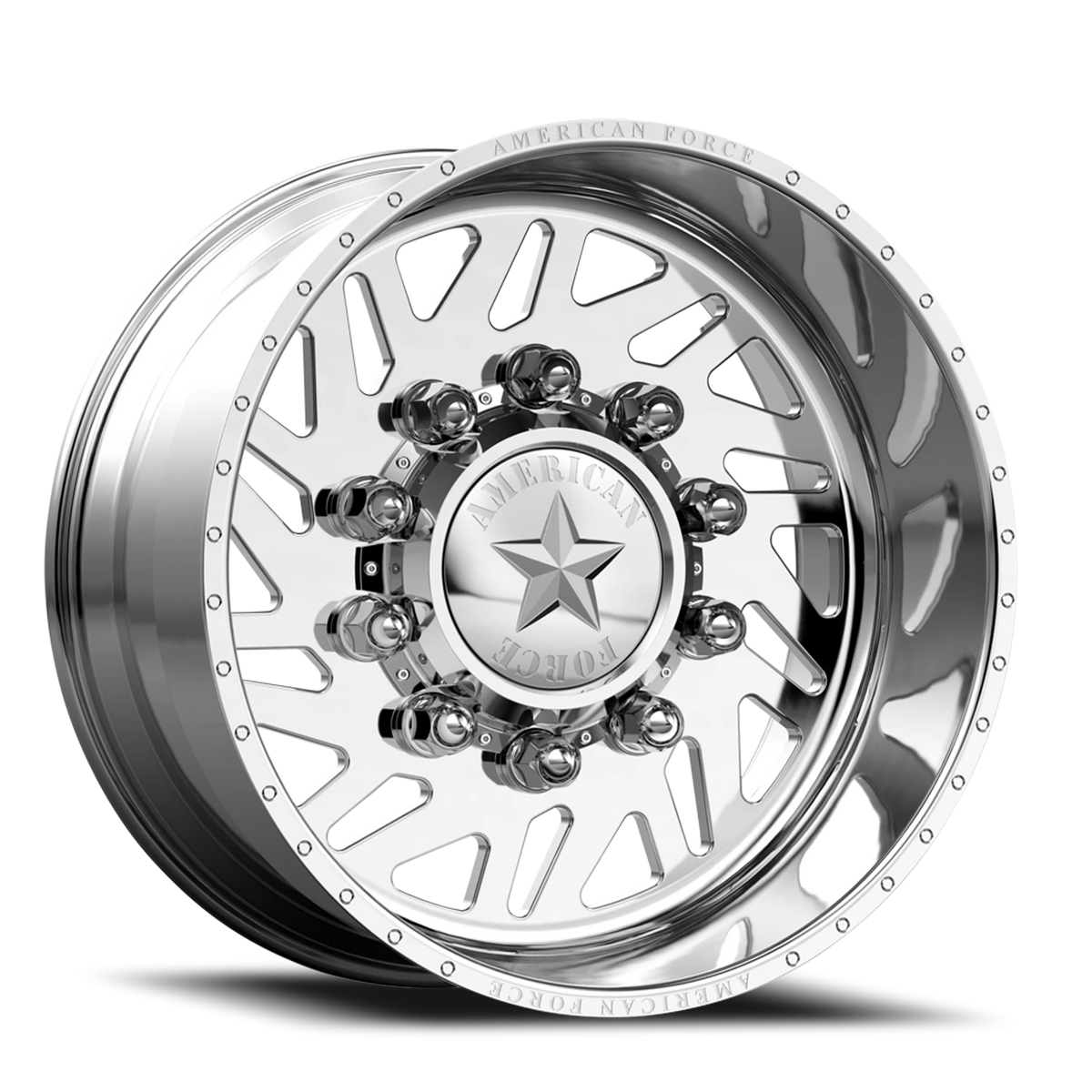 American Force 6H02 Siege SD Polished 26x16 -101 8x200mm 142mm - Wheelwiz